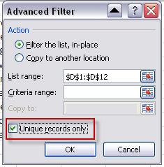 Slette duplikater i Excel: Unique records only